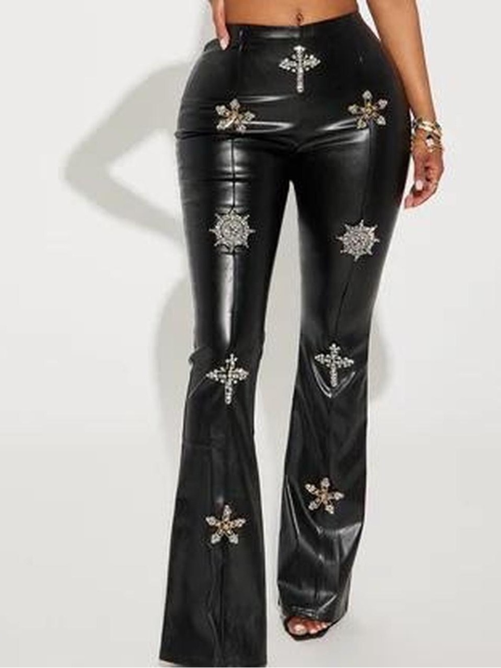 NWT fashion Nova Rosalia Faux Leather Pants Size XL
